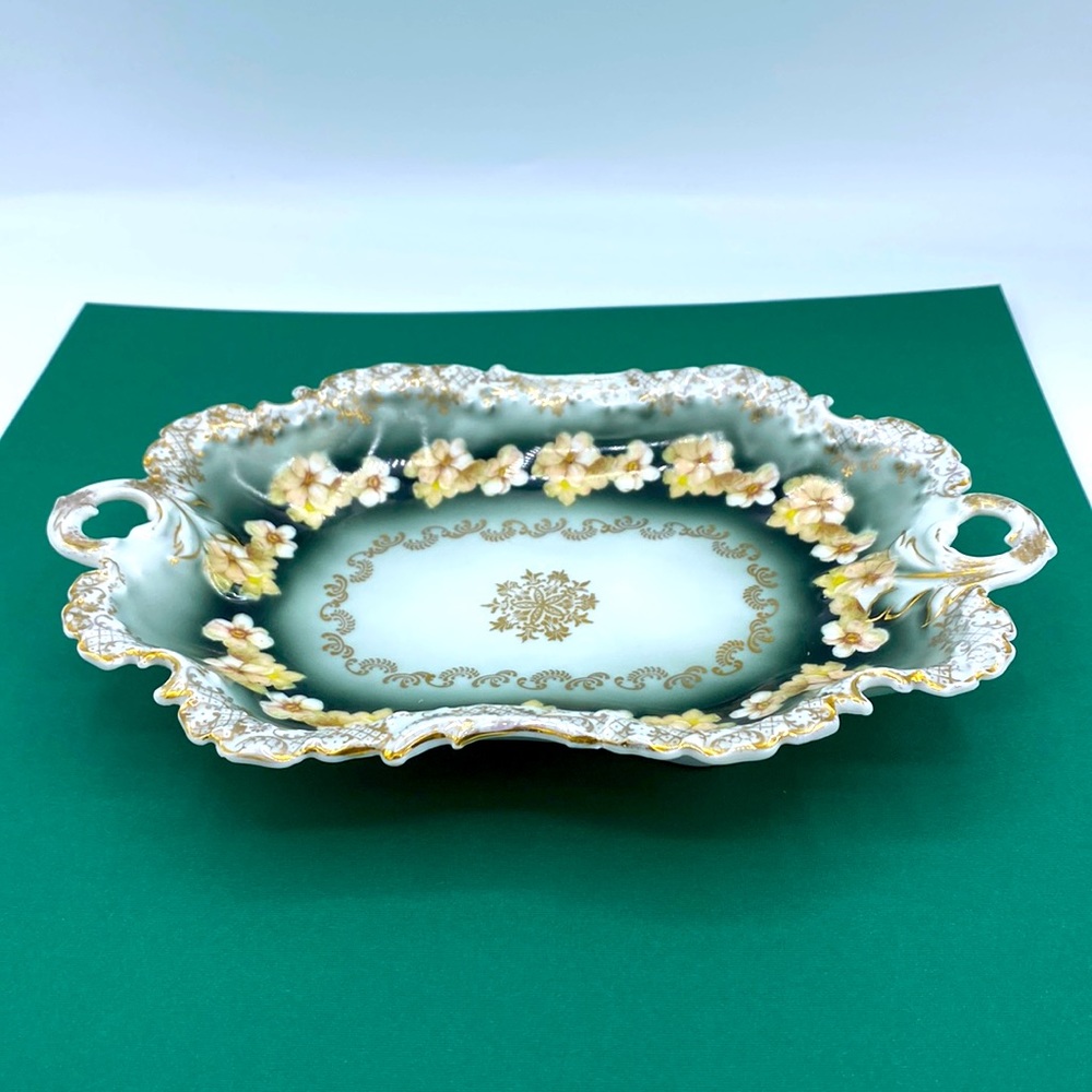 Antique Rosenthal Continental RC Monbijou Bavaria Flower Serving Tray